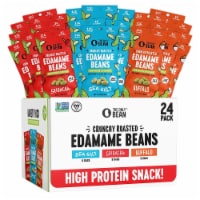 The Only Bean Crunchy Roasted Edamame - High Protein, 0.9oz 24 Pack Perspective: Main