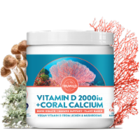 VEGAN Vitamin D3 - Calcium absorption, Bone and Immune Health (60 Capsules)