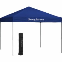 Tommy Bahama Patented Pop Up Canopy EZ Open Tent w/ Roller Bag Blue, 10 x 10'