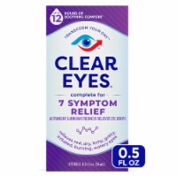 Clear Eyes Contact Lens Relief Soothing Eye Drops 0.50 oz (Pack of 3)