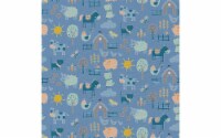 Emma & Mila Cotton Fab By The Bolt Farm Blue 8yd