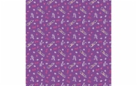 Willy Wonka Cotton Precut 2yd Jelly Beans Purple