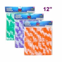 DDI 2362316 12 in. Marble Version Fun Storm Jumbo Fidget Pop Toy, Purple, Green & Orange - Ca