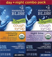 Mommy's Bliss Organic Cough Syrup & Mucus Relief Day & Night Combo Pack