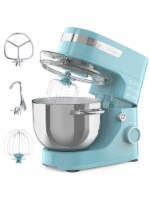 Whall Kinfai Electric Kitchen Stand Mixer Machine with 4.5 Quart Bowl, Blue
