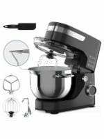 Whall Kinfai Electric Kitchen Stand Mixer Machine with 4.5 Quart Bowl, Black