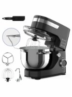 Whall Kinfai Electric Kitchen Stand Mixer Machine with 4.5 Quart Bowl, Black