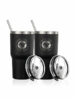 Cyetus Set of Two Black Tumbler Cups