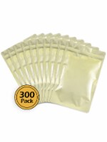 Stand Up Pouches, Resealable Food Storage Bags, Zipper Closure, 300 pcs