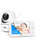 Hiseeu Nursery Infant and Baby Monitor with 1080P Camera, Two Way Audio