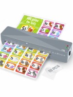 Crenova A4 9 in Hot Cold Laminator with 10 Pouches, At-Home and Professional Use