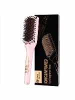 Nicebay Hair Straightener Brush, Ionic Hair Straightener Comb with 6 Temp