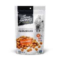 Three Farmers™ Zesty Cheddar Flavor Crunchy Roasted Fava Beans Perspective: Main