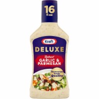 Kraft Deluxe Robust Garlic and Parmesan Salad Dressing (16 oz Bottle) Perspective: Main