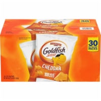 Pepperidge Farm Goldfish Cheddar Crackers - 30 Snack Packs, 1.5oz Perspective: Main