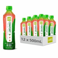 Aloe Vera Juice Drink, Watermelon+Peach with Real Aloe Pulp 16.9 fl oz, Pack of 12 Perspective: Main