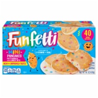 Funfetti Frozen Buttermilk Mini Pancakes with Candy Bits