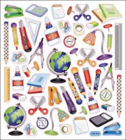 Sticker King Stickers-School Icons