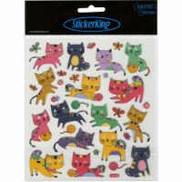 Sticker King Stickers-Kitten With Yarn