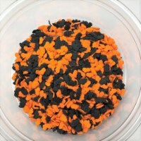 Fall Bats Pumpkins Halloween Shapes  Bakery Topping Sprinkles 1 pound