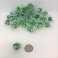 Spearmint Balls 2 pounds spearmint candy striped wrapped hard candy bulk candy