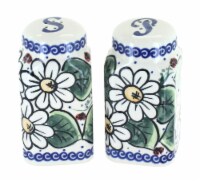 Blue Rose Polish Pottery Ladybug Salt & Pepper Shakers