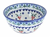 Blue Rose Polish Pottery Frosty Duo Large Bowl