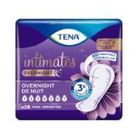TENA Intimates Overnight Female Bladder Control Heavy Absorbency Disposable Pad, 28 Ct