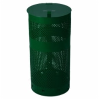 Mutt Mitt 2800 Waste Can with Lid, Green