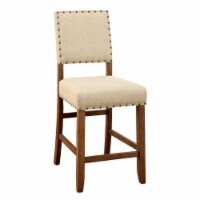 Bowery Hill 25  Counter Stool in Beige (Set of 2)
