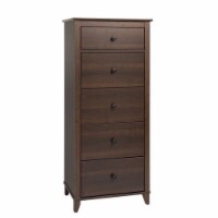 Atlin Designs Modern 5 Drawer Composite Wood Lingerie Chest in Espresso 1 Gerbes Super Markets
