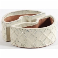Pemberly Row Round Planter in Crema