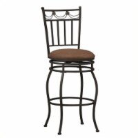 Riverbay Furniture 24  Swivel Counter Stool in Brown