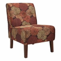 Riverbay Furniture Harvest Fabric Tufted Accent Slipper Chair
