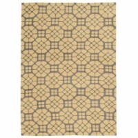 Riverbay Furniture 8' x 10' Hand Tufted Rug in Gray and Butter