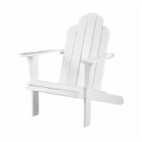 Riverbay Furniture Adirondack Chair in White