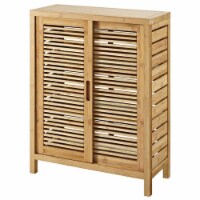 Riverbay Furniture 2 Door Linen Cabinet in Natural