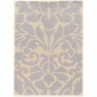 Riverbay Furniture 8' x 10' Hand Tufted Rug in Ivory and Gray