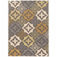 Riverbay Furniture 8' x 10' Hand Tufted Rug in Cream and Blue