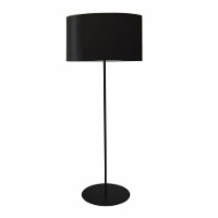 Dainolite Metal Modern 1 Light Maine Matte Black Floor Lamp