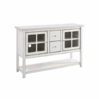 Pemberly Row 53  Console Buffet TV Stand in Antique White