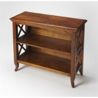 Beaumont Lane 2 Shelf Bookcase in Medium Brown