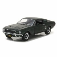 Greenlight GRE84038 1-24 Scale Model Toy Car for 1968 Ford Mustang GT Fastback, Highland Gree