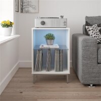 Levan Home Lumina Turntable Stand in White