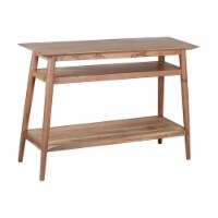 Hawthorne Collections Portola Solid Acacia Wood Console Table - Natural