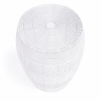Beaumont Lane White Metal End Table