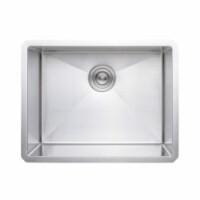 Wells Sinkware NCU2318-10 23 in. Handcrafted 16 Gauge Undermount Single Bowl Stainless Steel