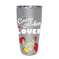 MightySkins YEPINT16SI-Crazy Chicken Lover Skin for Yeti Rambler 16 oz Stackable Cup - Crazy