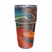 MightySkins YEPINT16SI-Lava Water Skin for Yeti Rambler 16 oz Stackable Cup - Lava Water
