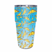 MightySkins YEPINT16SI-Raining Pizza Skin for Yeti Rambler 16 oz Stackable Cup - Raining Pizz
